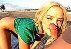 Jeune Chatte De Blonde Etudiante