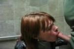 Rouquine amatrice suce