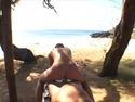 Baise sur la plage