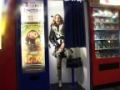 Masturbation dans une cabine photo